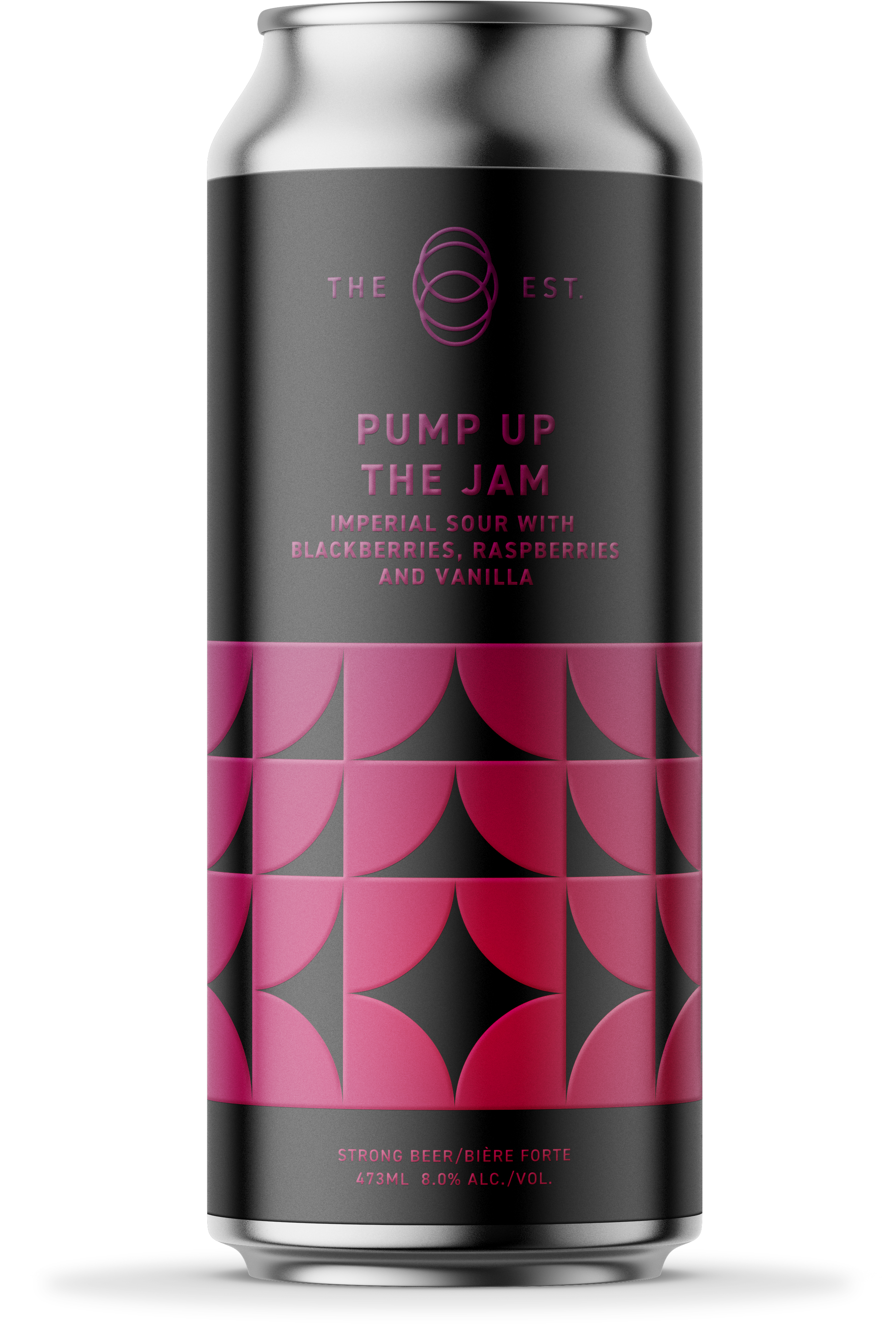 Pump Up The Jam, Imperial Sour with Raspberry, Blackberry, and Vanilla