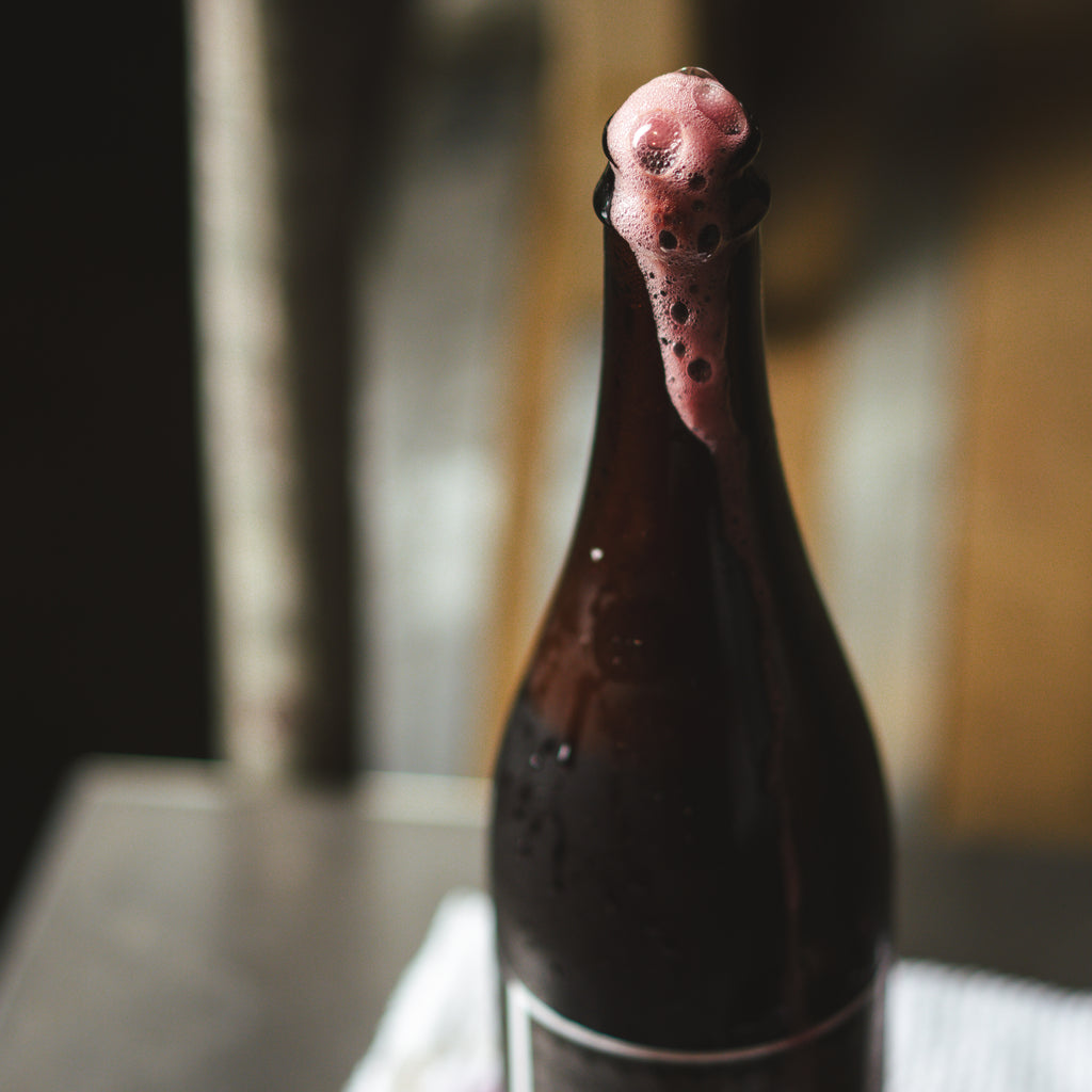 Block Rockin' Beats, Barrel-Aged Beer w/Beets and Strawberries