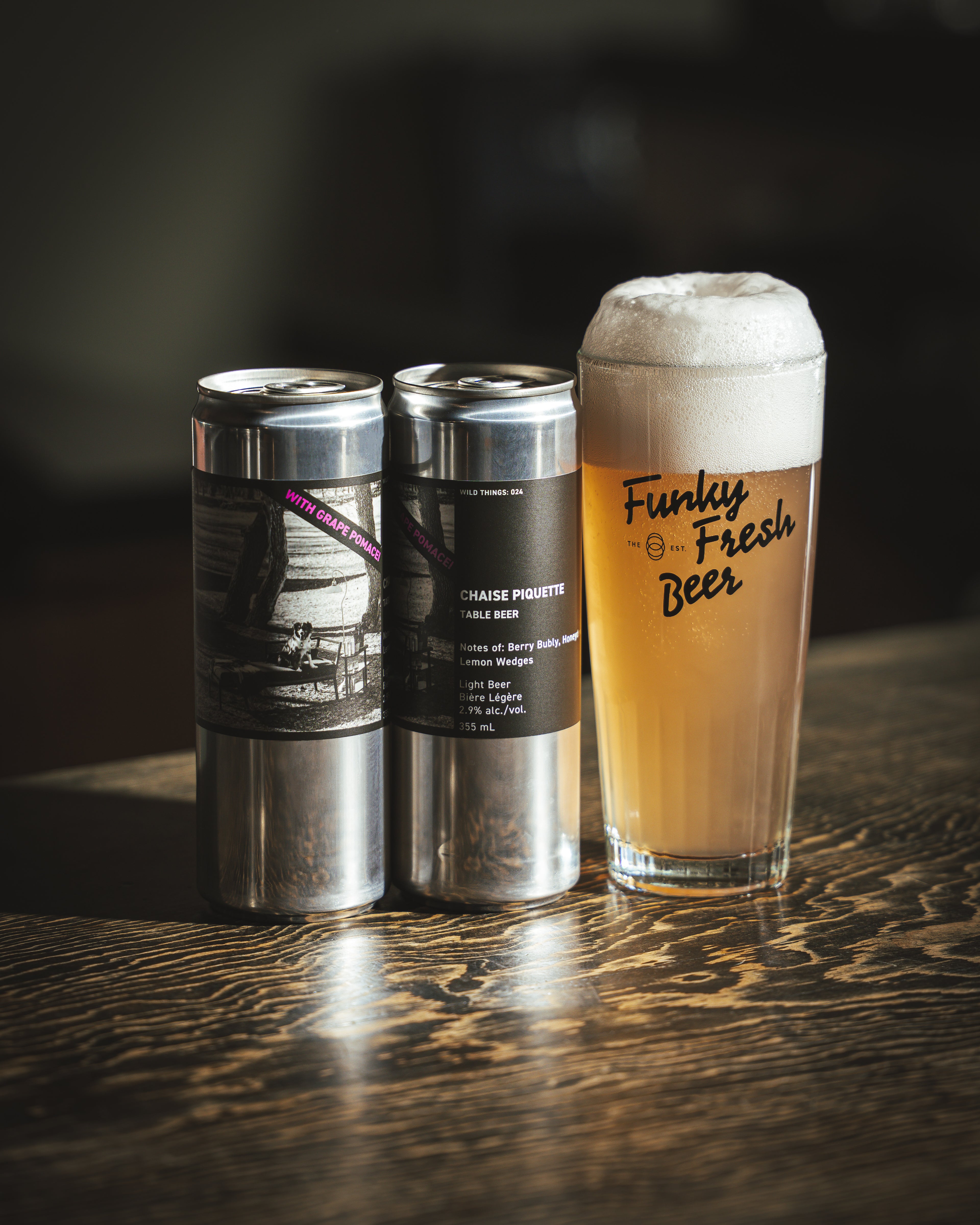 Chaise Piquette, Table Beer with Grape Pomace